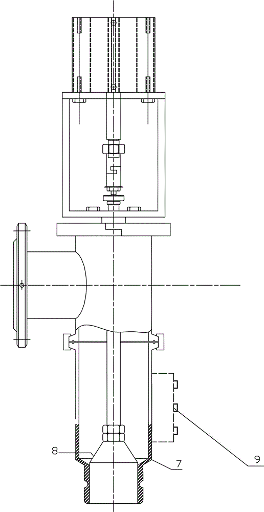 Filling pipe for filling of high-viscosity fluid