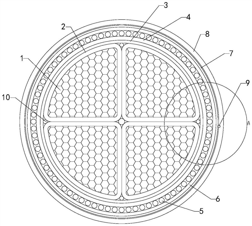 High-strength wear-resistant fire-resistant flame-retardant power cable and preparation method thereof