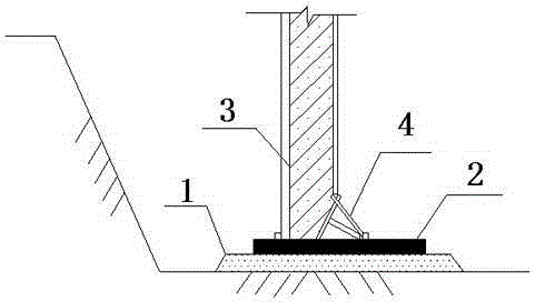 Construction method for man-cargo dual-purpose elevator foundation strengthening of super high-rise building