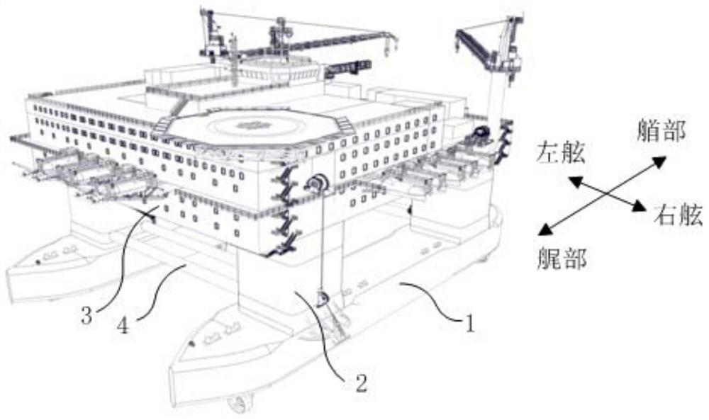 Semi-submersible living platform