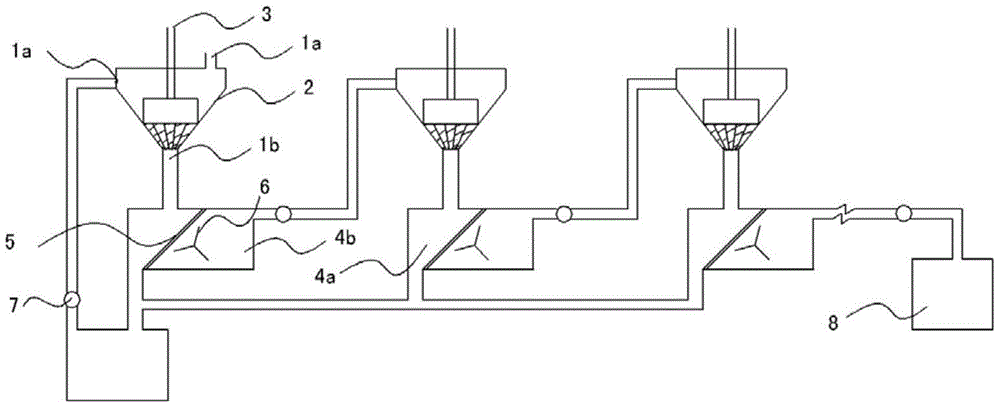 A kind of quasi-mechanical stripping device and production method for producing graphene at a ton level