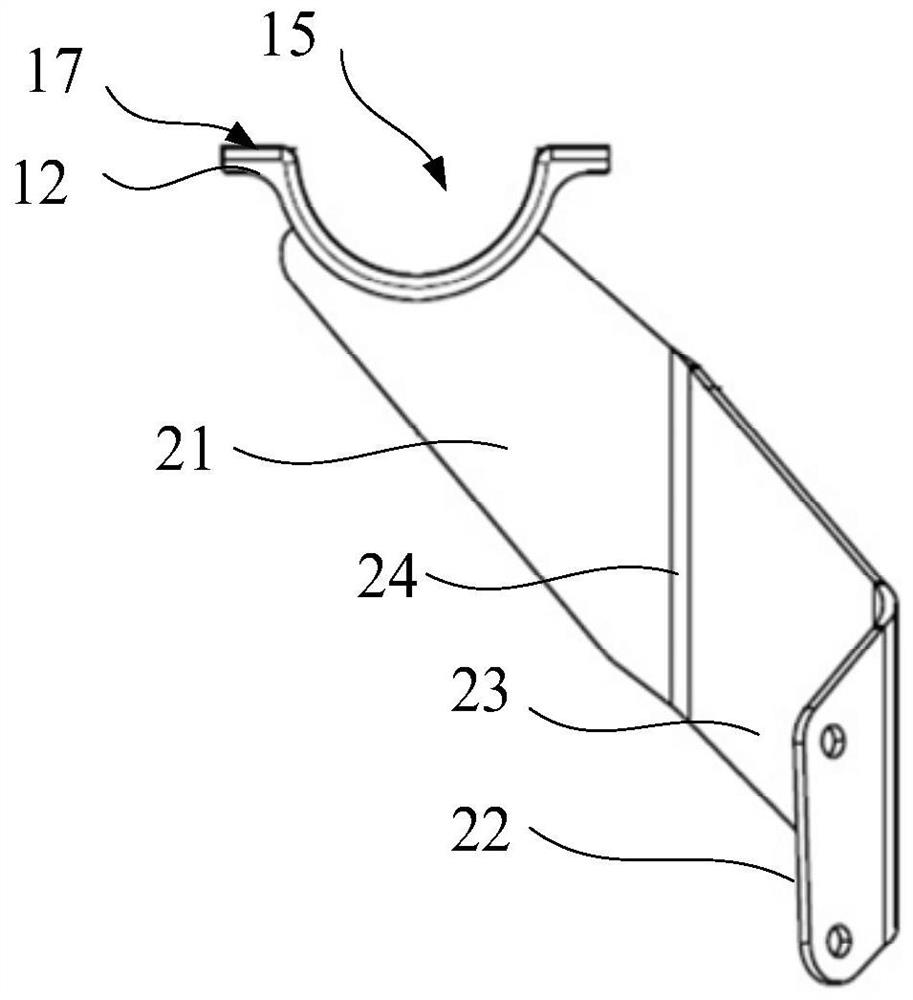 Exhaust pipe bracket and vehicle