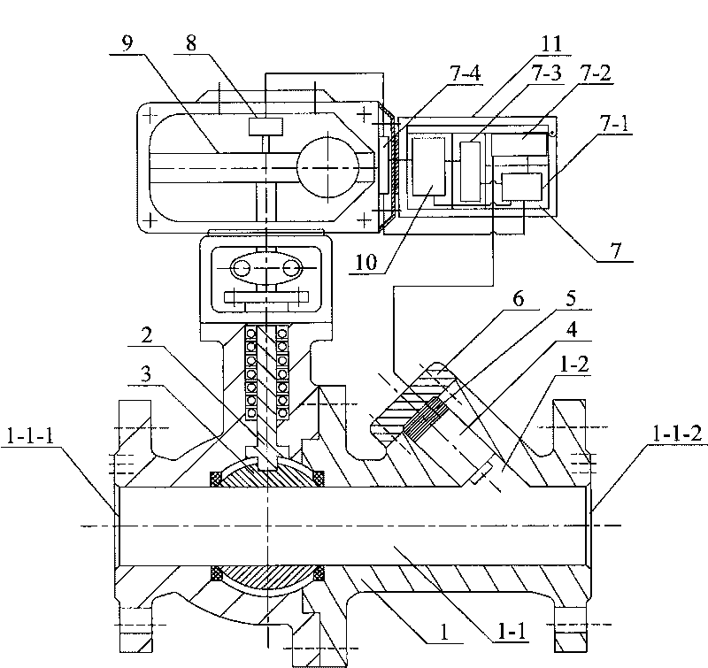 Intelligent disconnecting valve and working method thereof