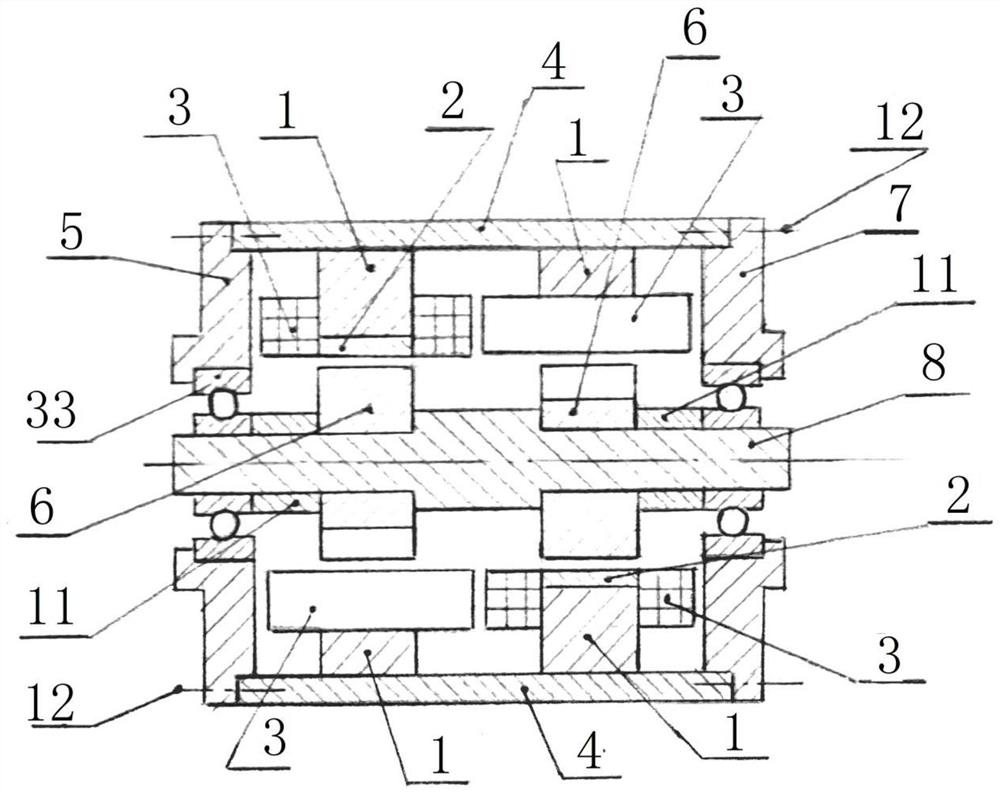 Stator permanent magnet switch reluctance generator