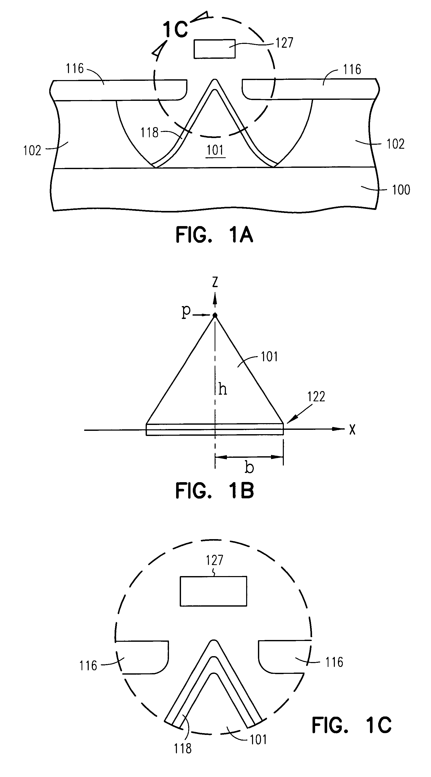 Field emitter devices with emitters having implanted layer