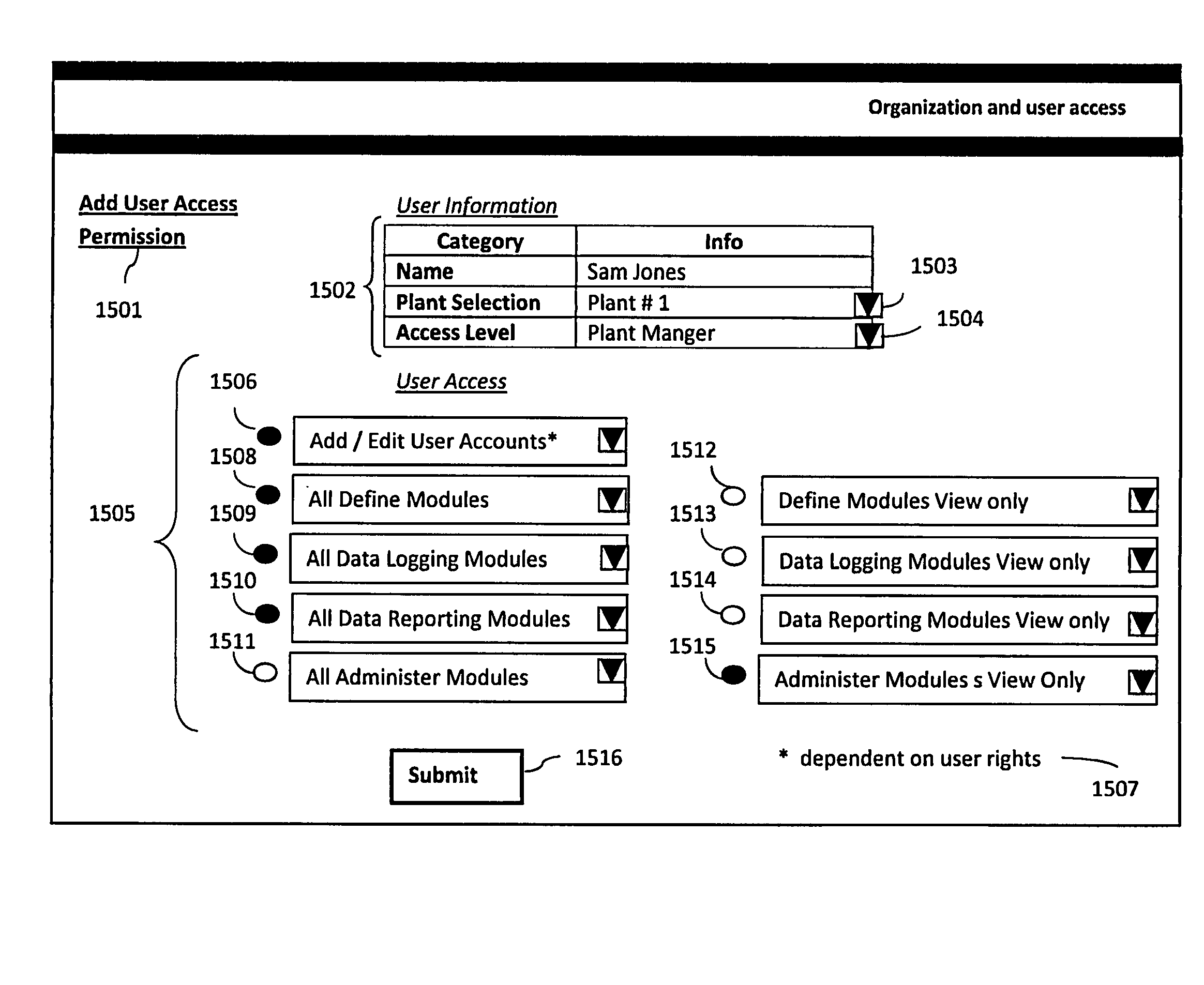 Form-based user-configurable process information system and method