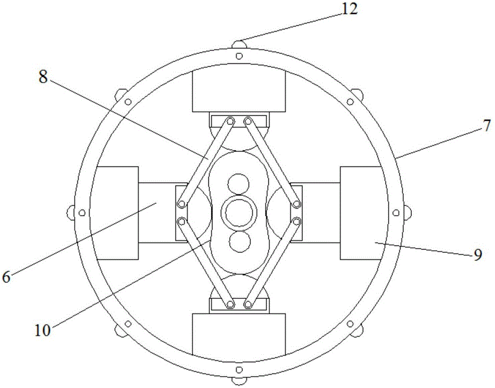 Ocean power generation device utilizing parallelogram structure and working method of device