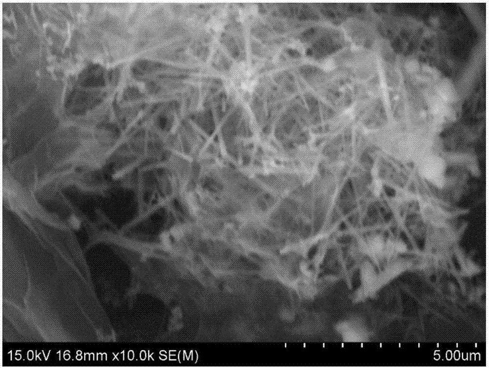 Novel hydrothermal template agent of graphene oxide and preparation method of nanocomposite material of novel hydrothermal template agent