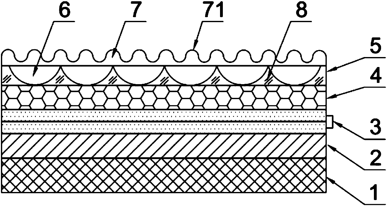 Flexible stab-proof fabric and production method thereof