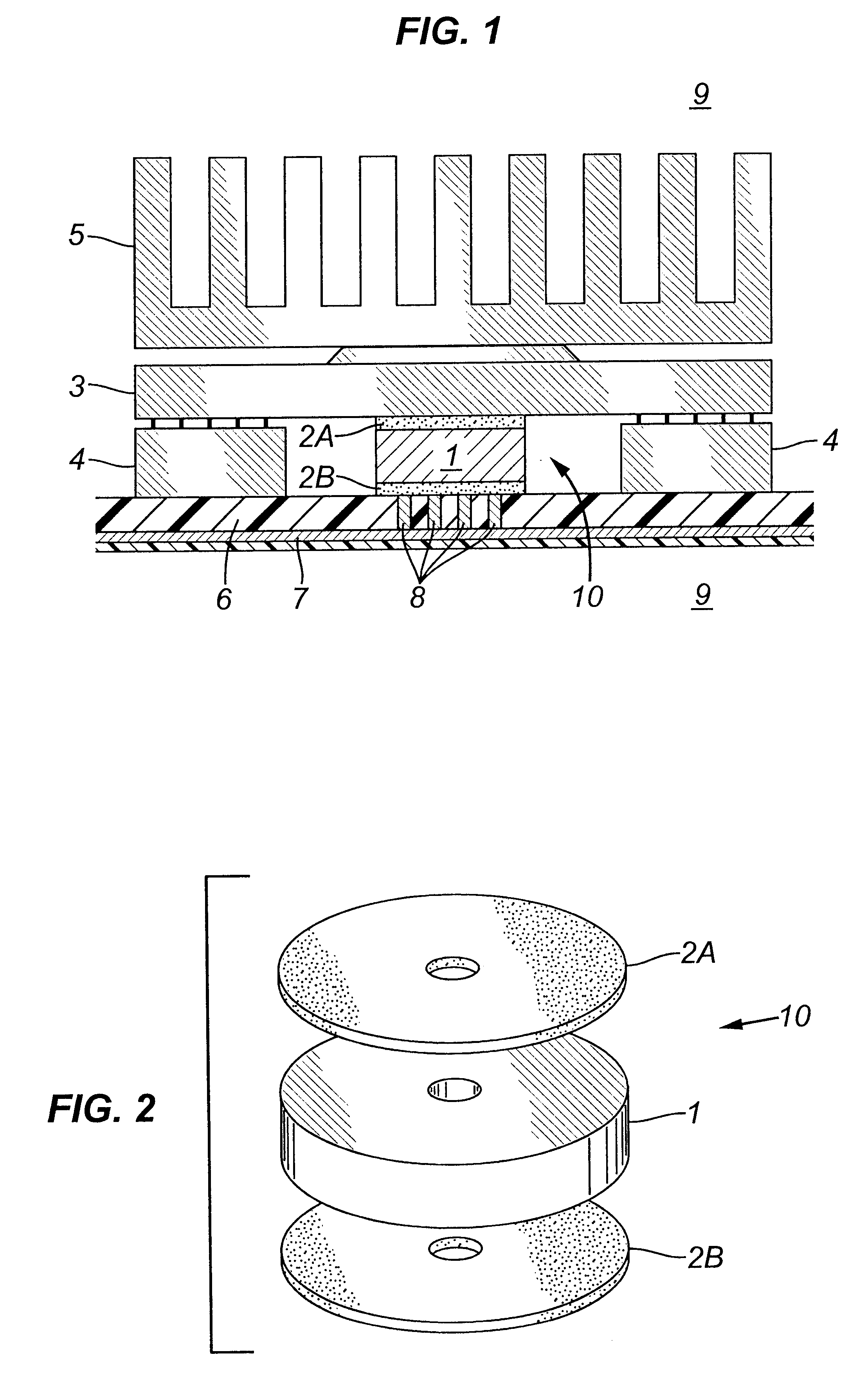 Method and apparatus for heat dispersion from the bottom side of integrated circuit packages on printed circuit boards