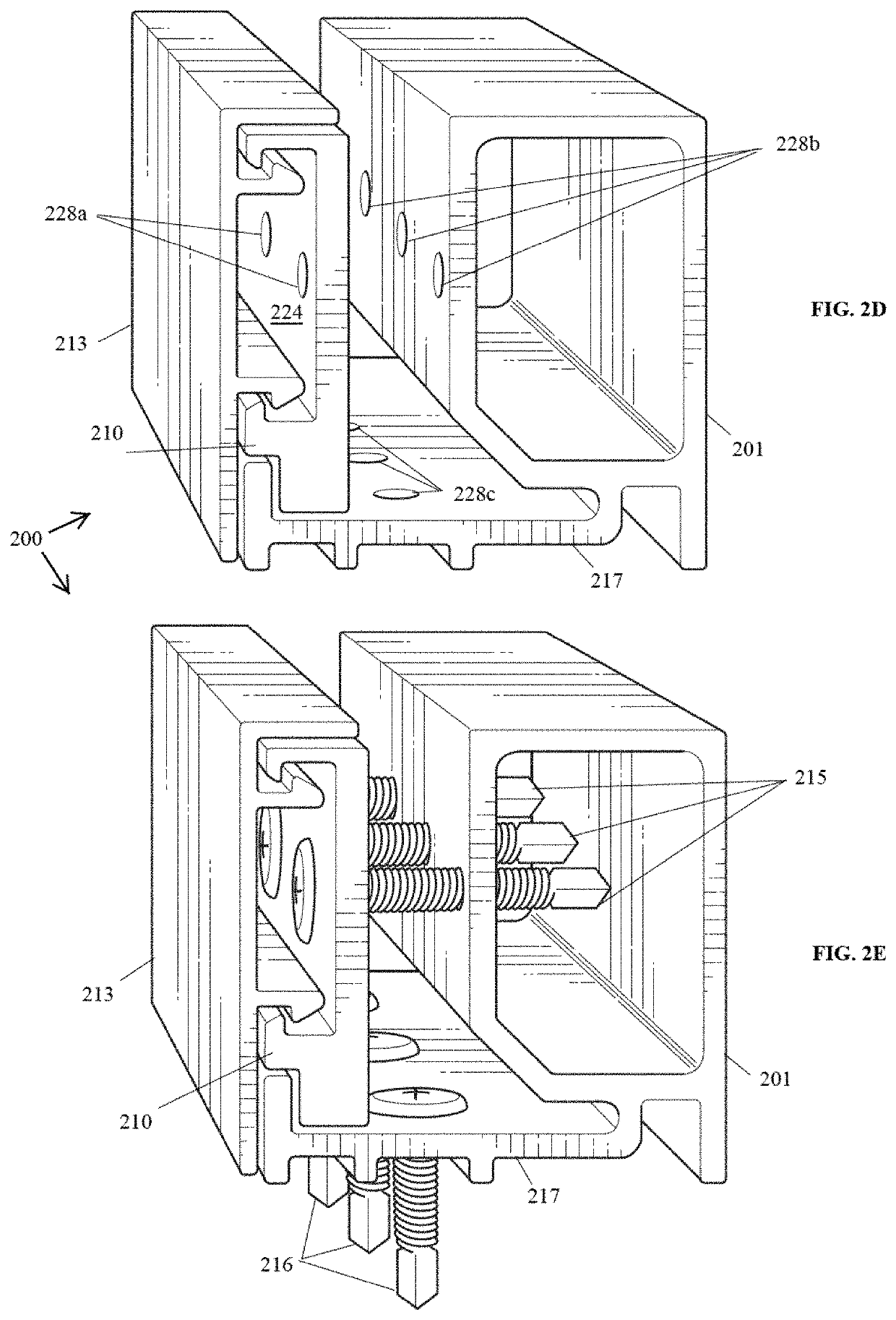 Security panel framing system and method