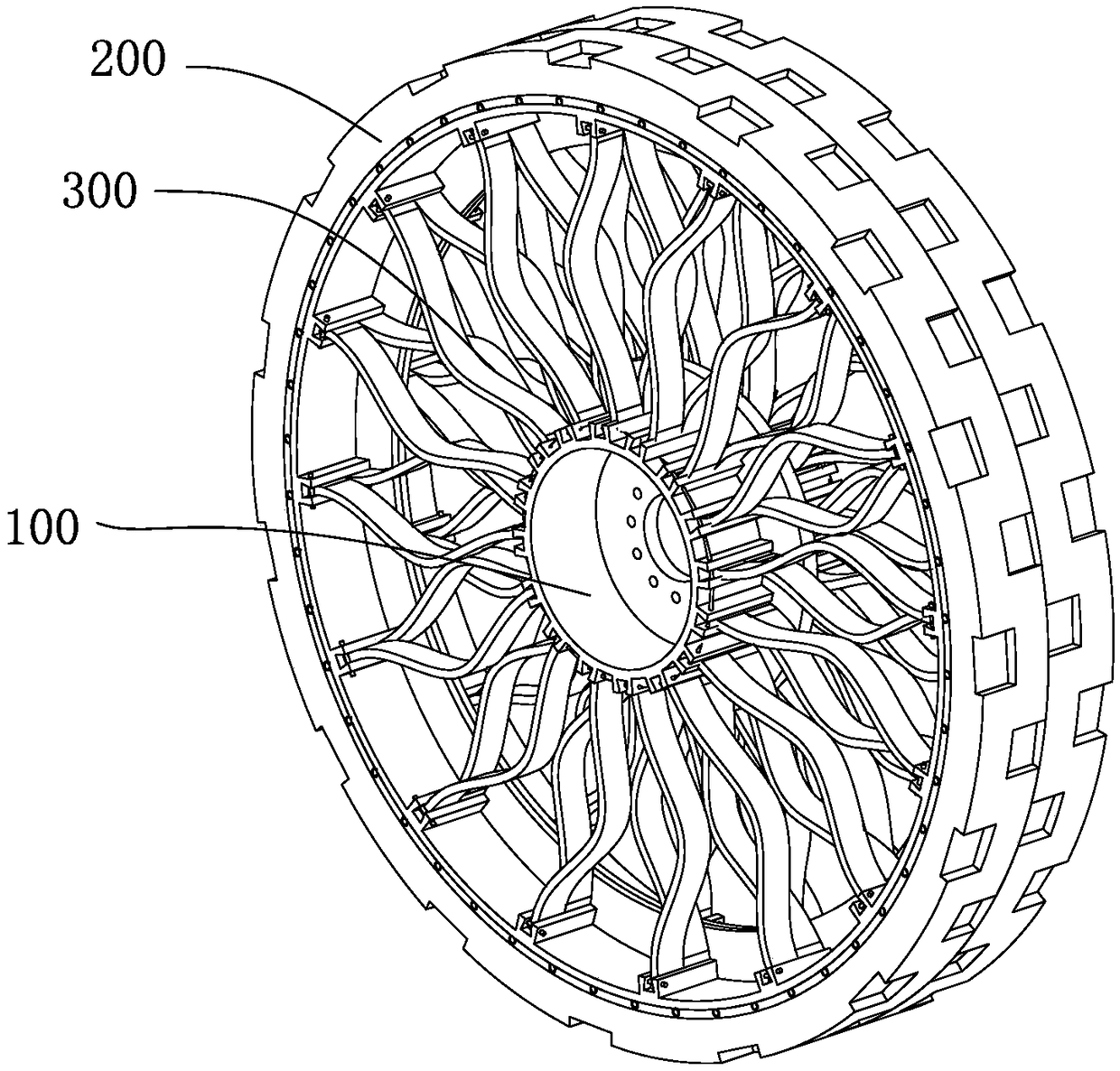 Solid tire for industrial and mining heavy-load vehicle and manufacturing method thereof