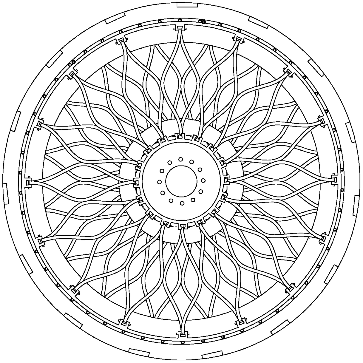 Solid tire for industrial and mining heavy-load vehicle and manufacturing method thereof