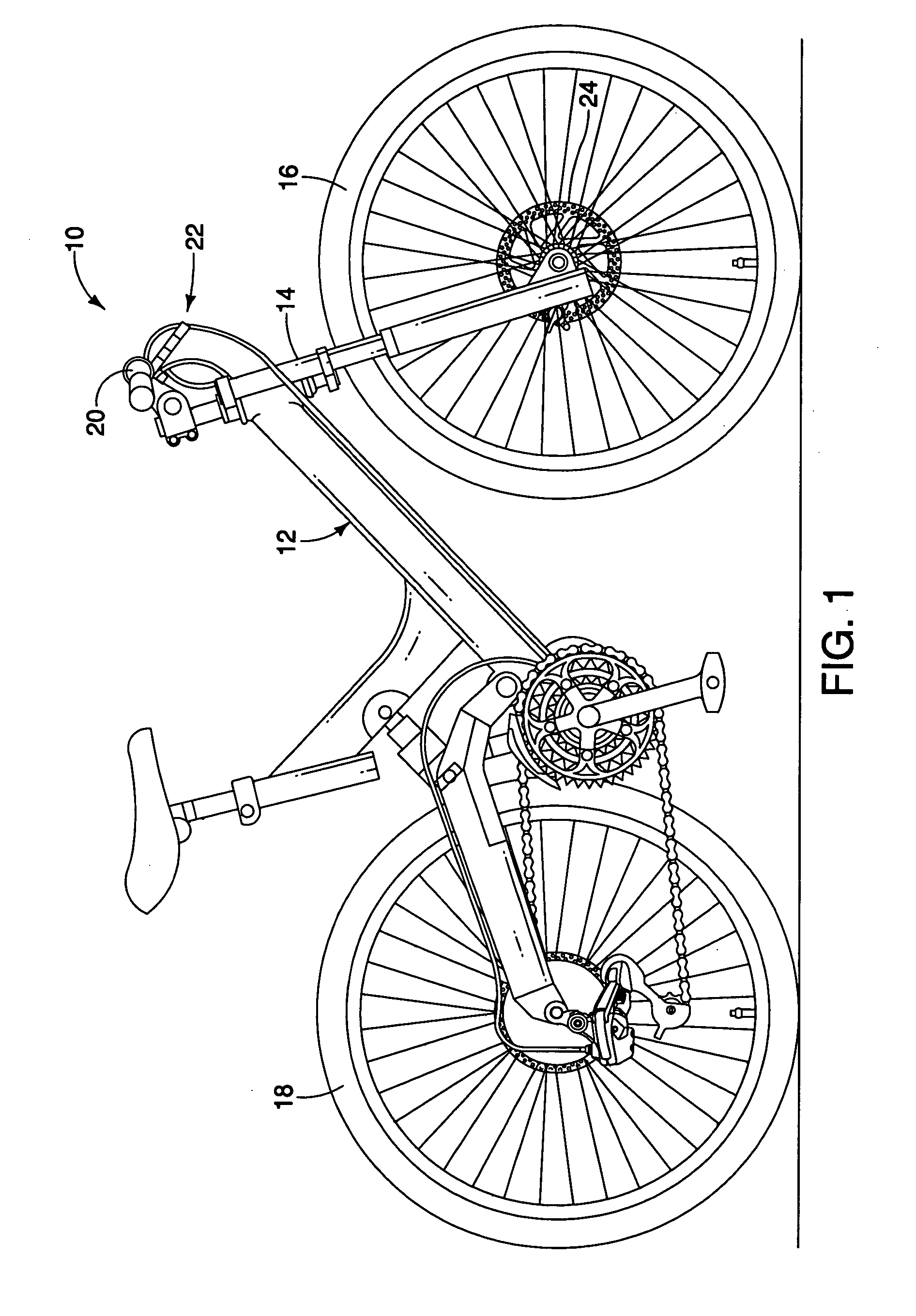 Bicycle hydraulic brake accentuate device
