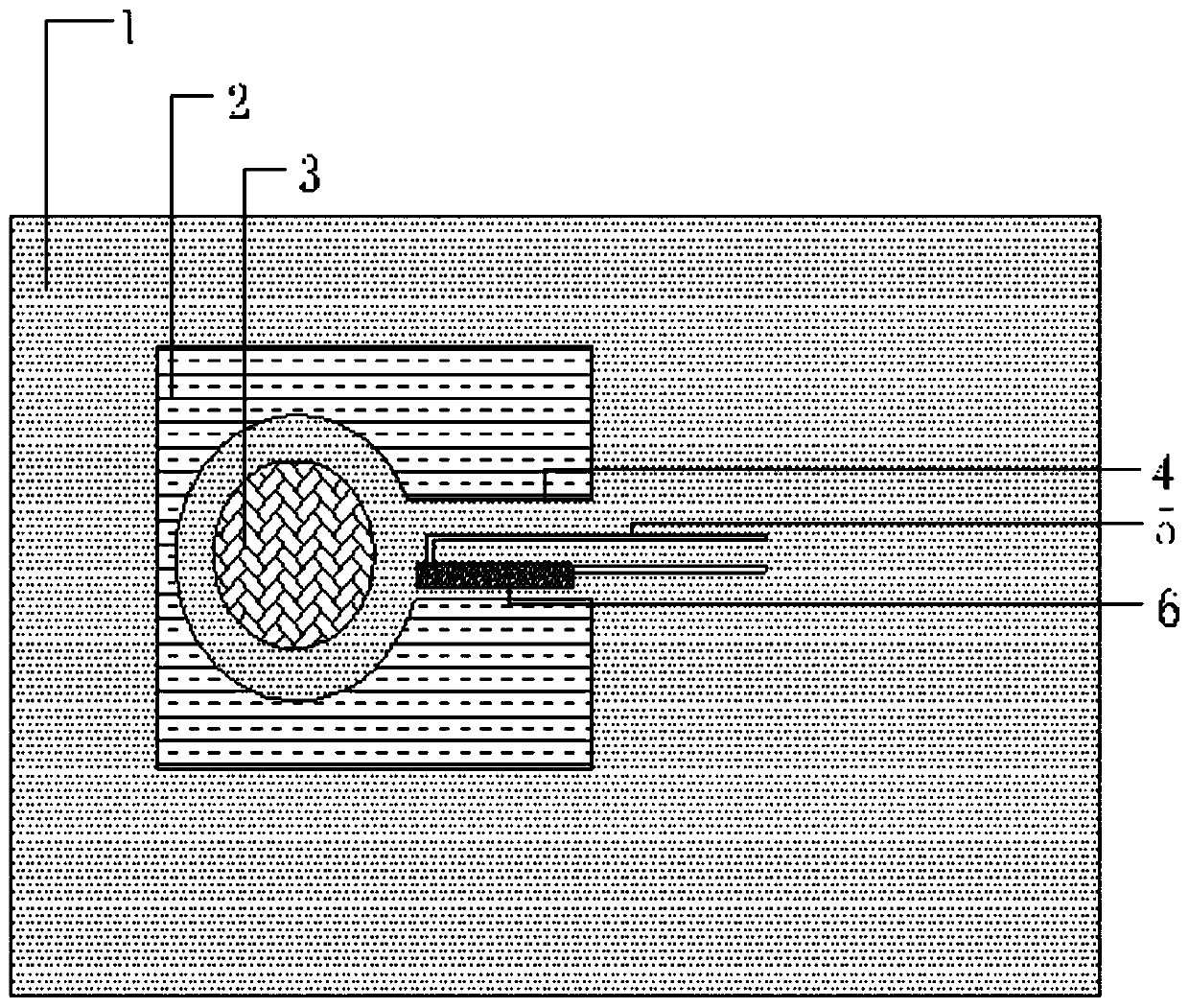 Piezoelectric micromirror structure and preparation method