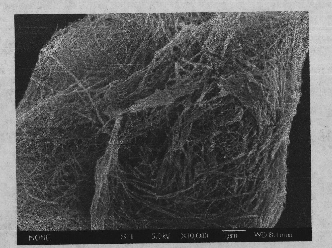 Aluminium titanate nanofiber and preparation method thereof