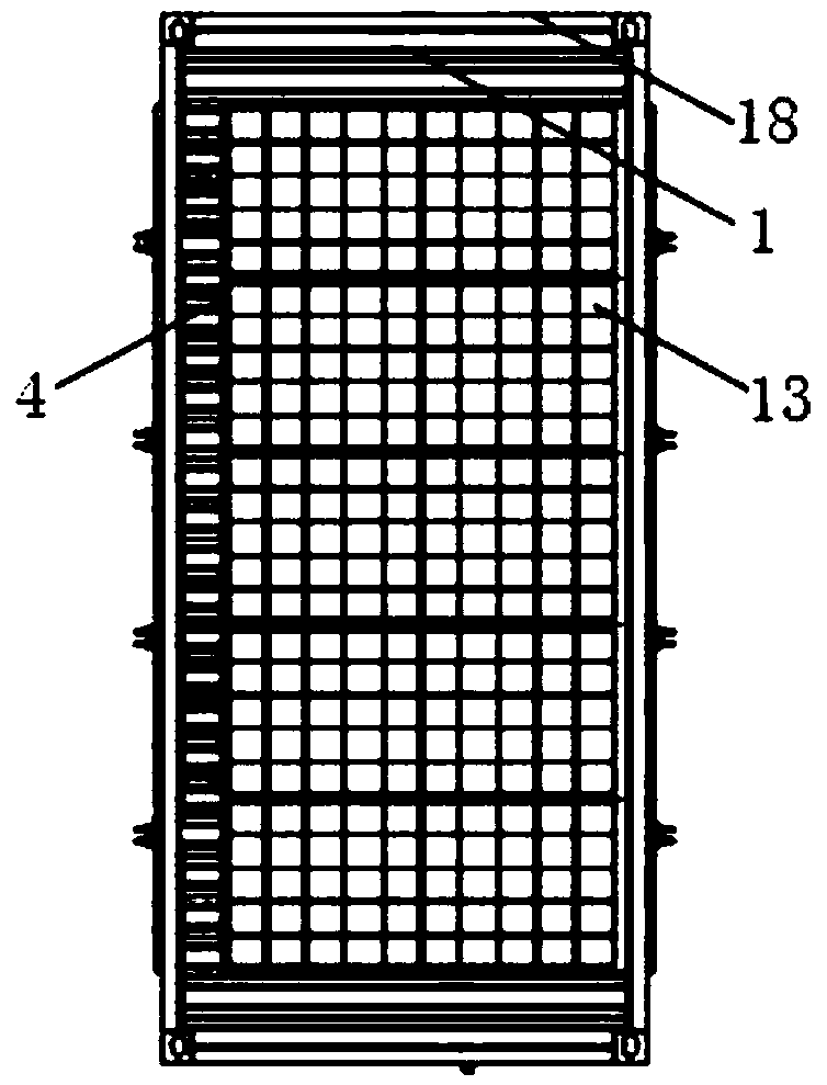 Modular mobile solar power generation device and application method thereof