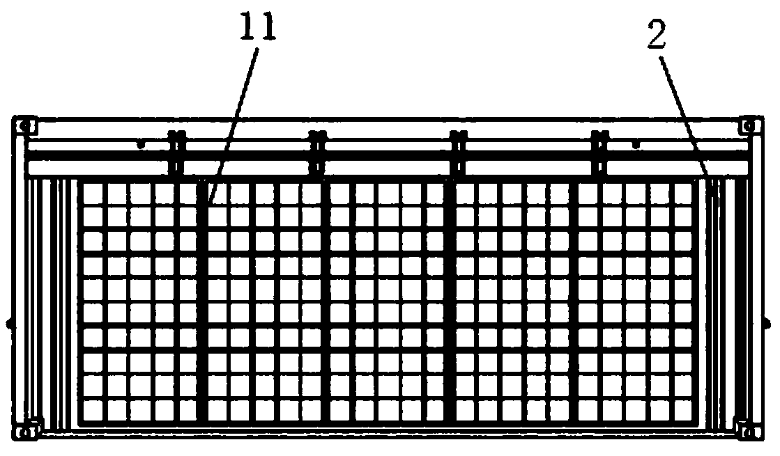 Modular mobile solar power generation device and application method thereof