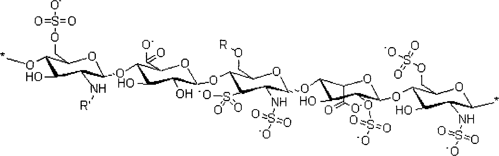 Method for extracting crude product of heparin sodium