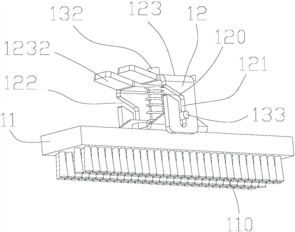 Fluff treatment device for lint manufacturing