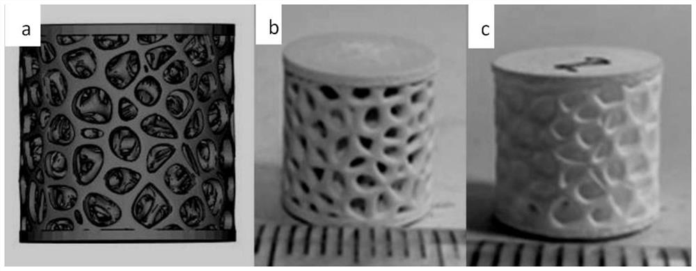 3D printing porous zirconium oxide ceramic and preparation method thereof