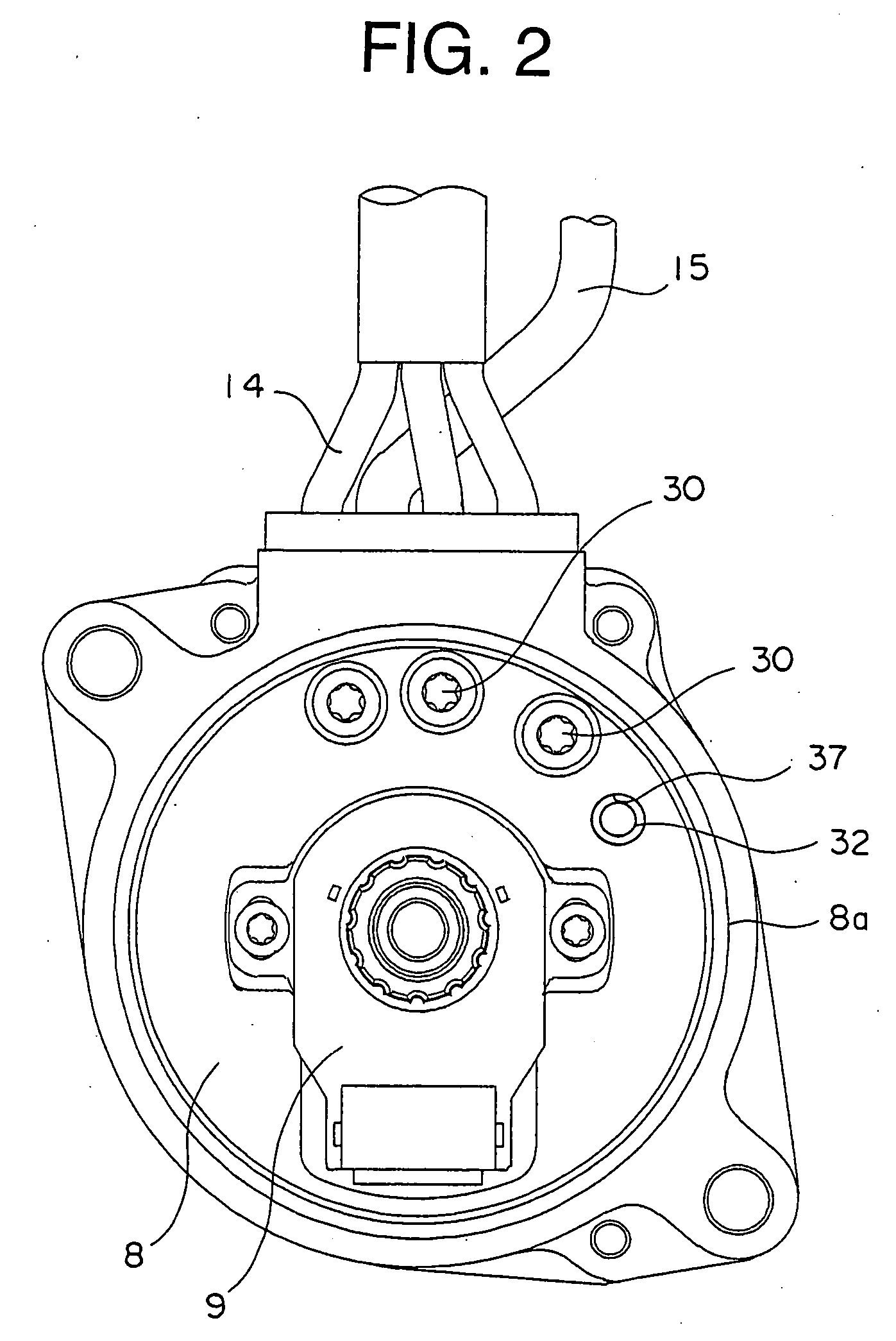 Motor for electric power steering apparatus