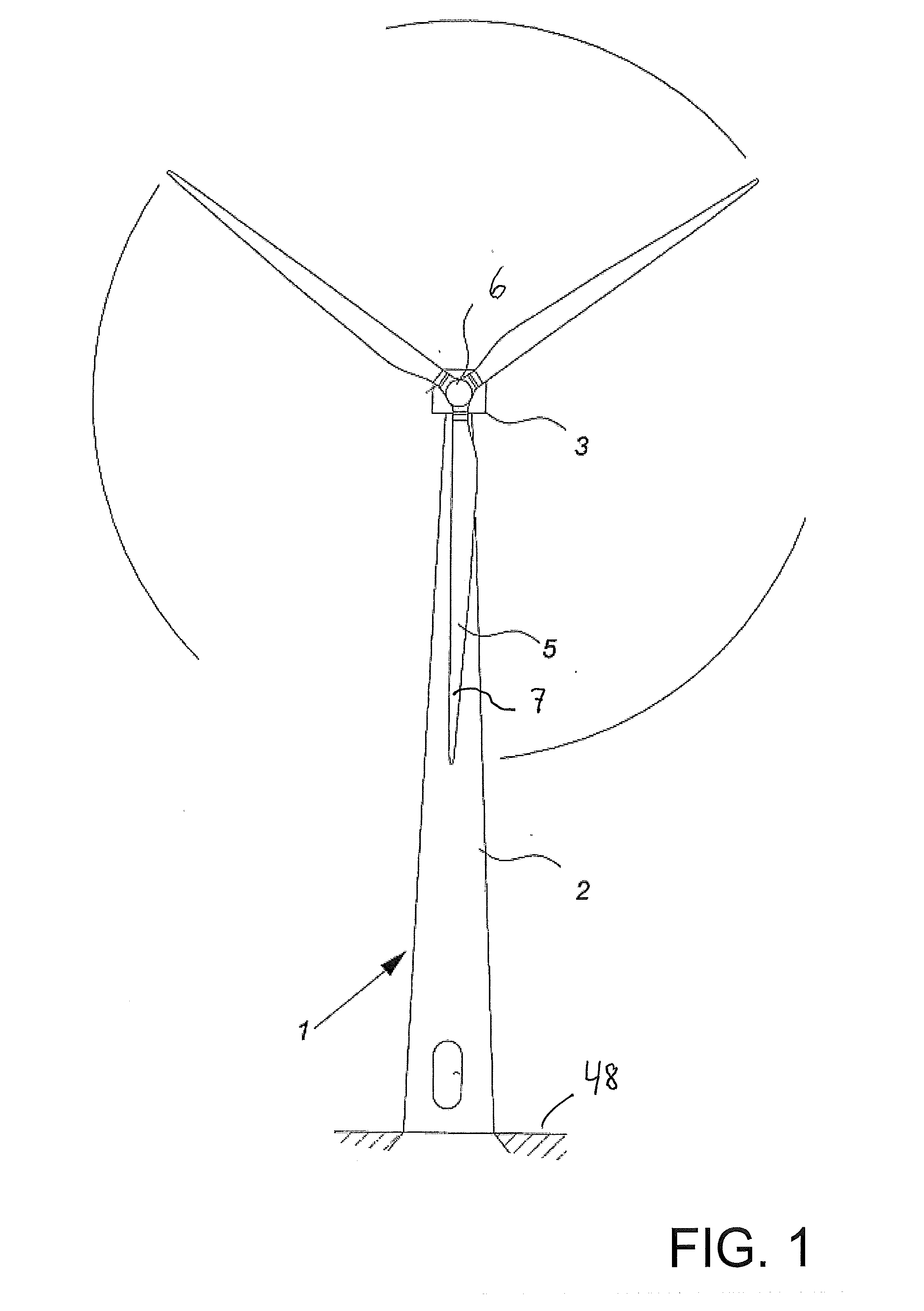 Method for craneless wind turbine blade handling via a turbine hub