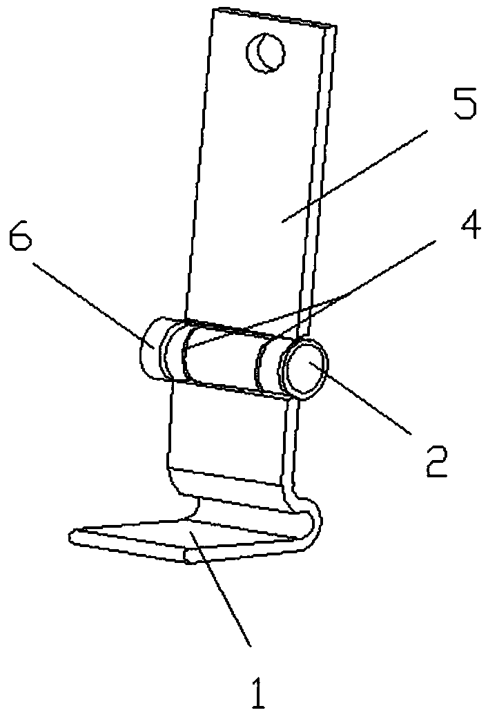 Friction forward and reverse rotation rotating shaft structure