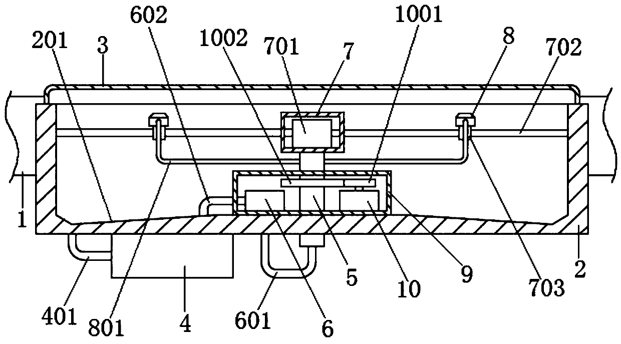 Adjustable back massage apparatus used for treatment of insomnia and system thereof