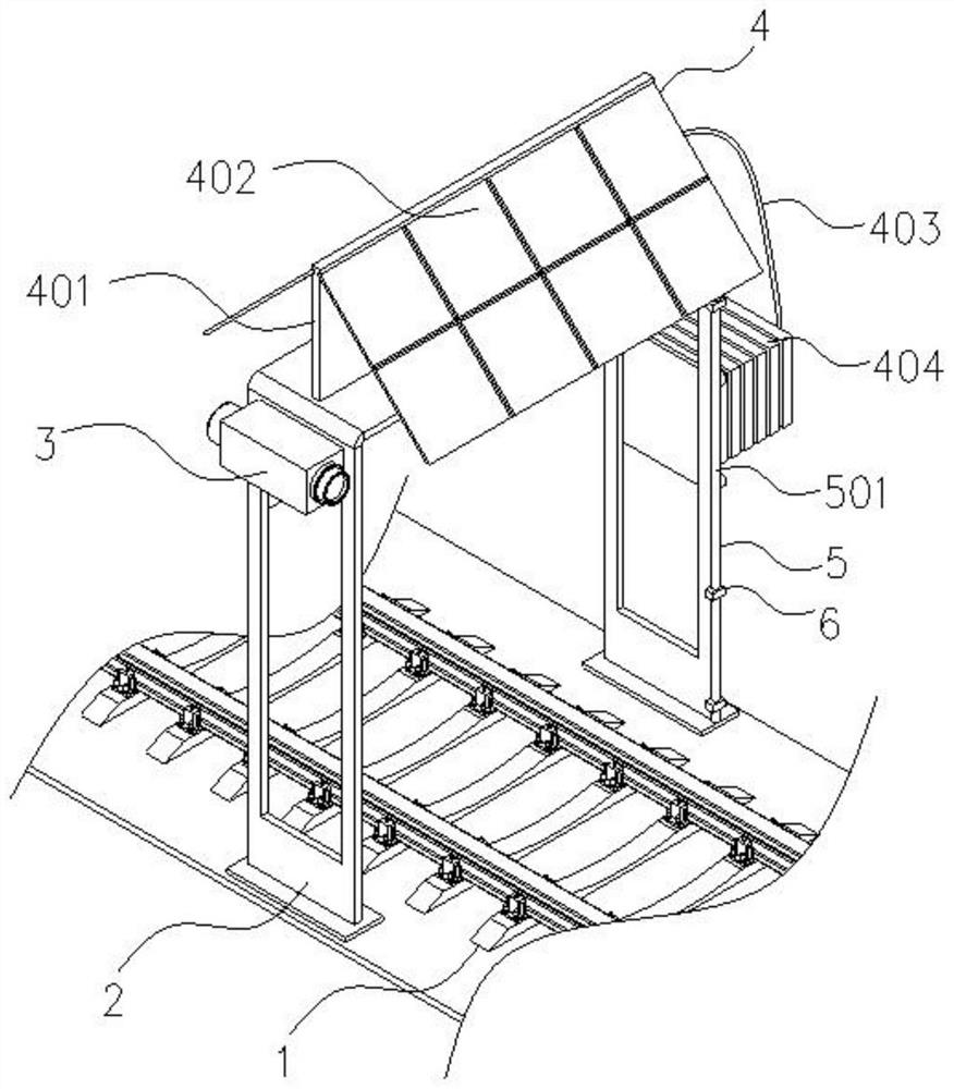 Dust suppression spraying device for coal transportation