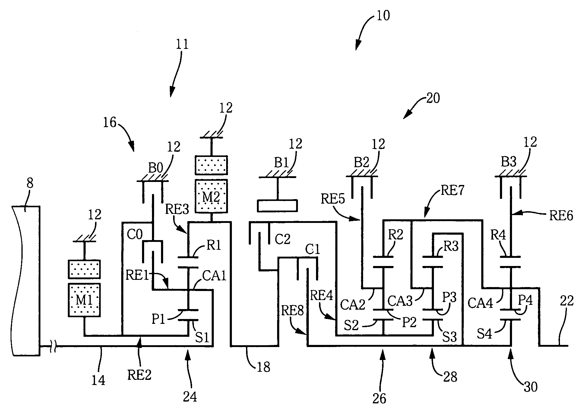 Control apparatus for use with driving device of vehicle