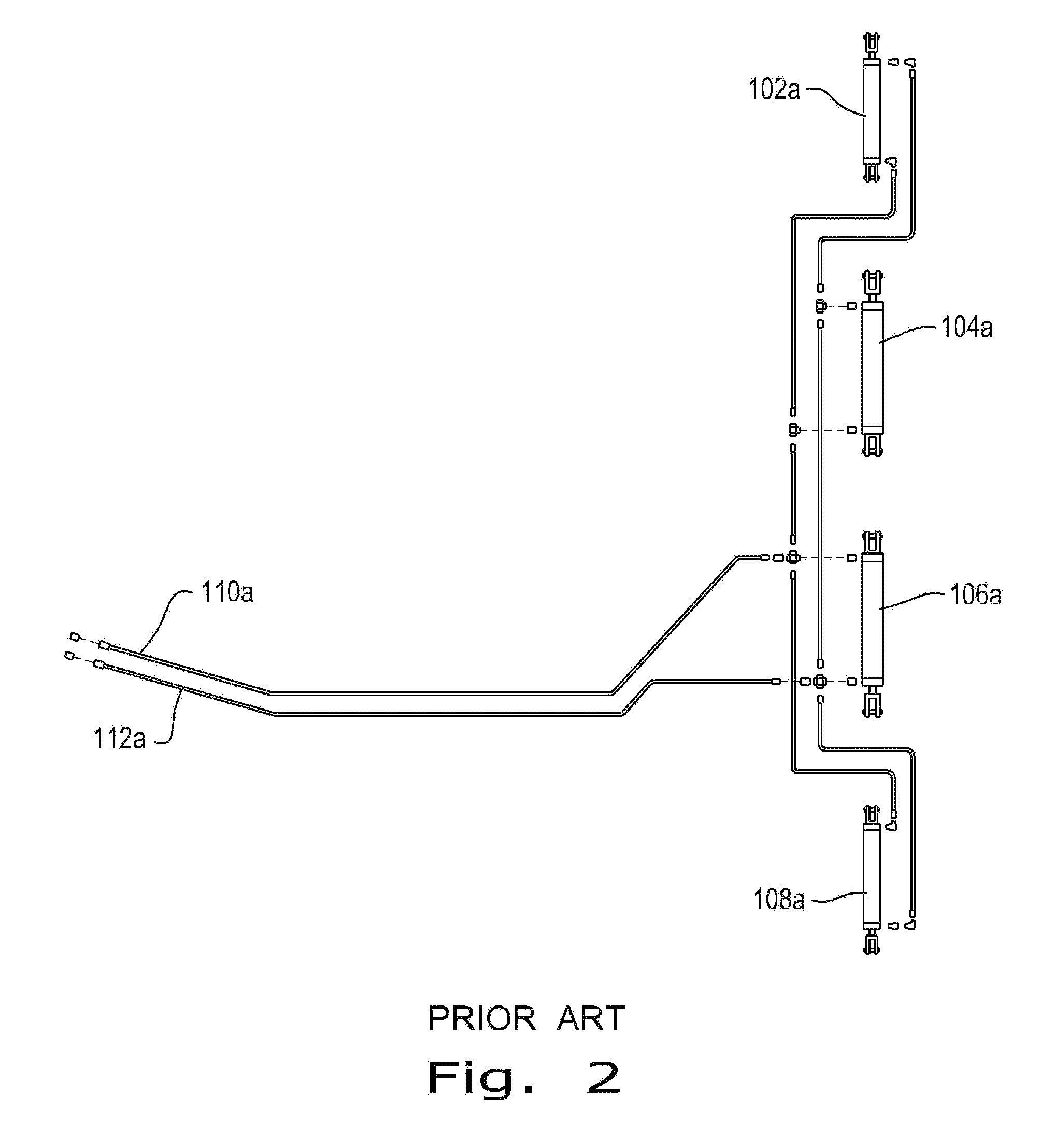 Apparatus and method for air removal in tillage implements using three way valves