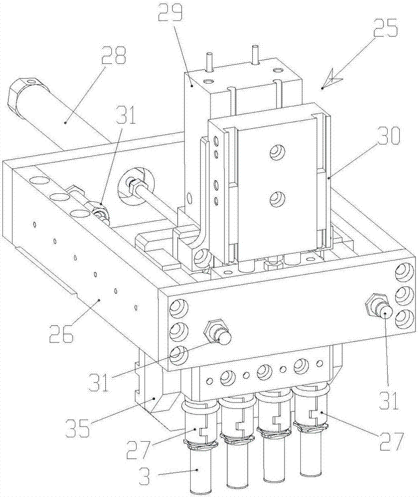 High-precision mechanical hand for carrying valve bodies