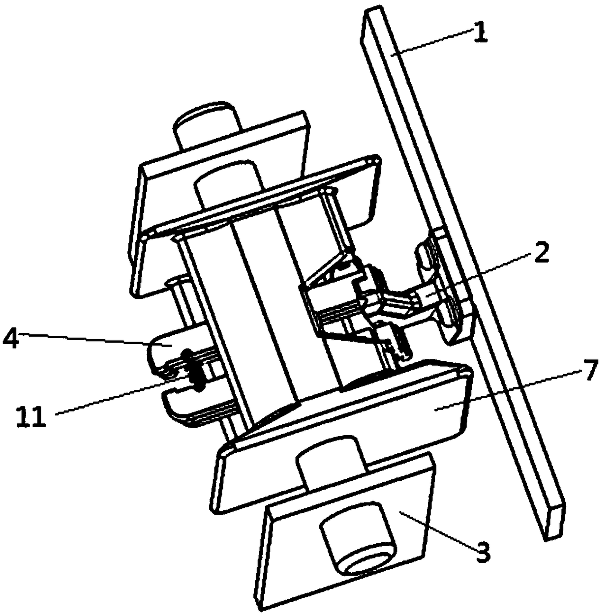 High-voltage disconnecting switch