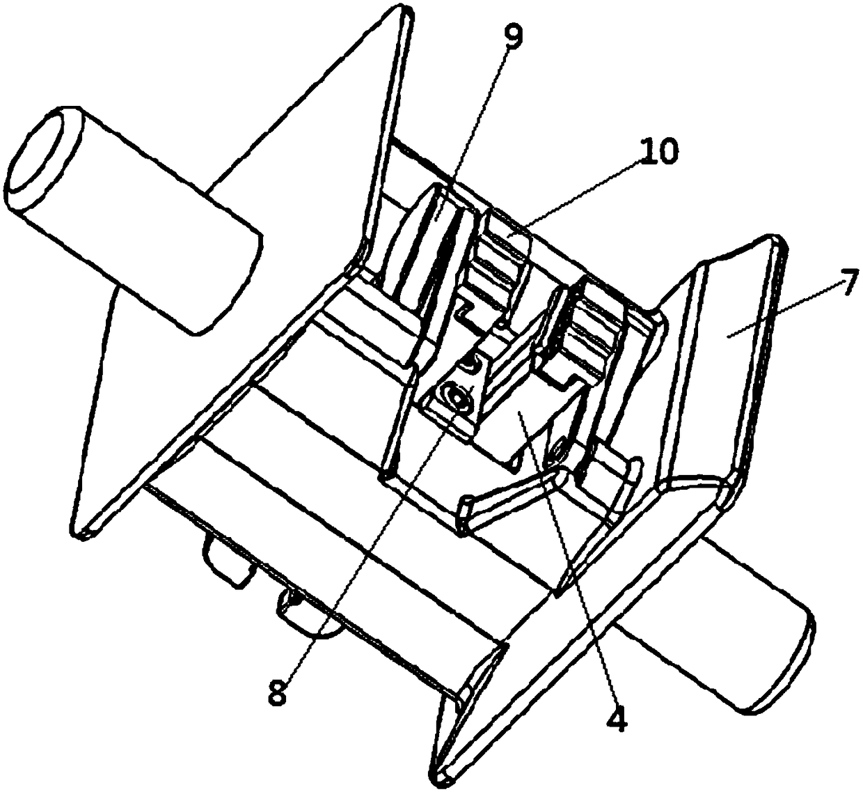 High-voltage disconnecting switch