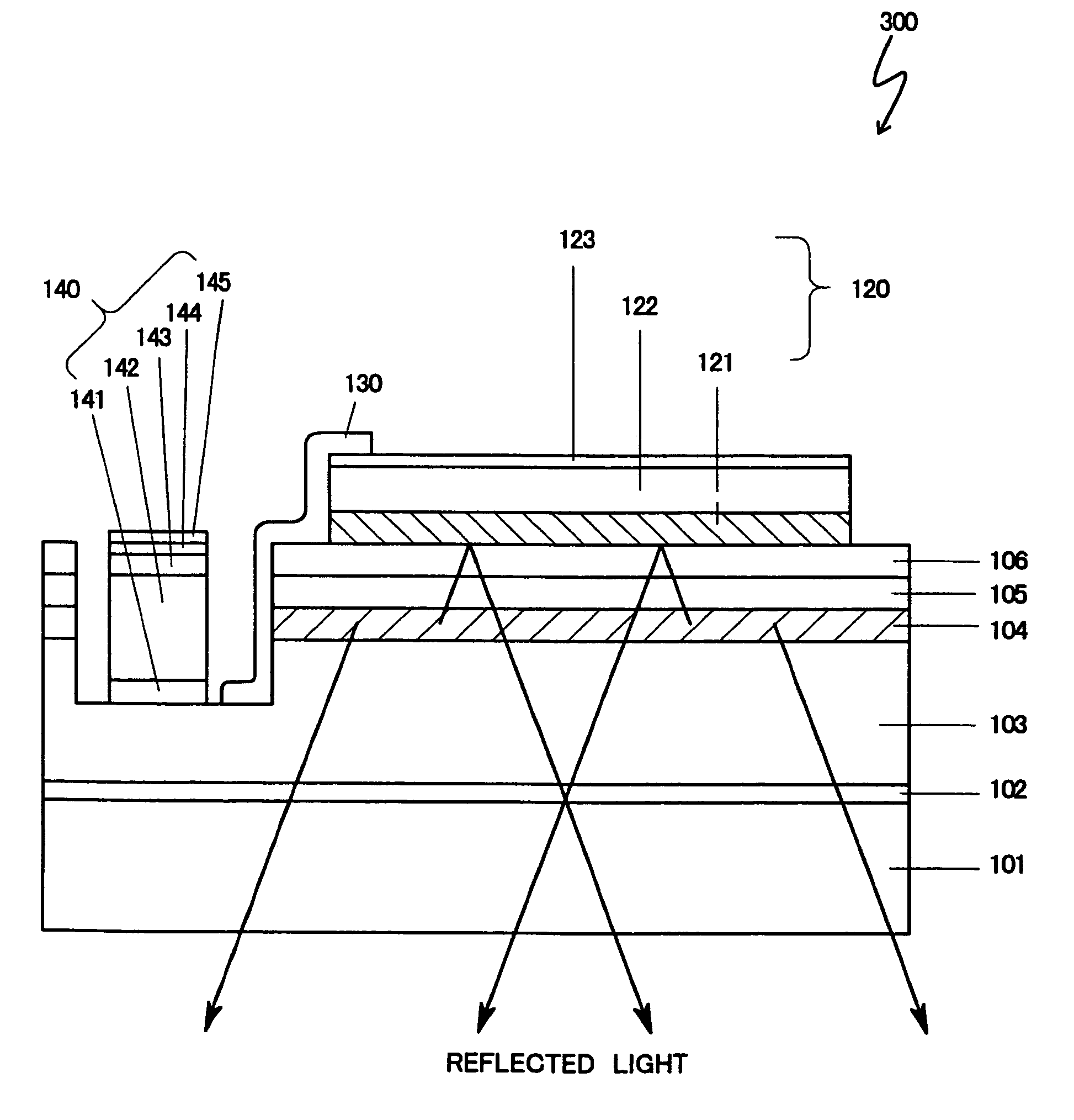 Light-emitting semiconductor device using group III nitride compound