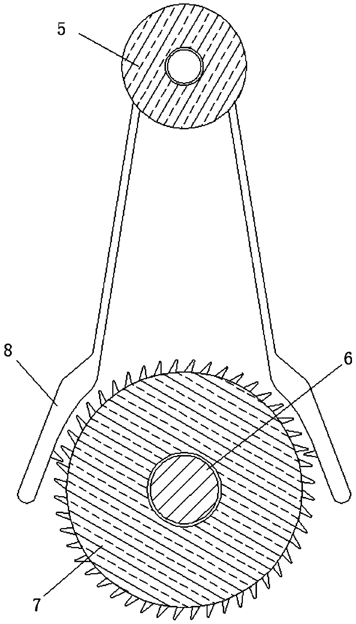 Marine sensor auxiliary equipment preventing jellyfish adsorption