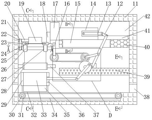 Cloth processing and cloth piece cutting device