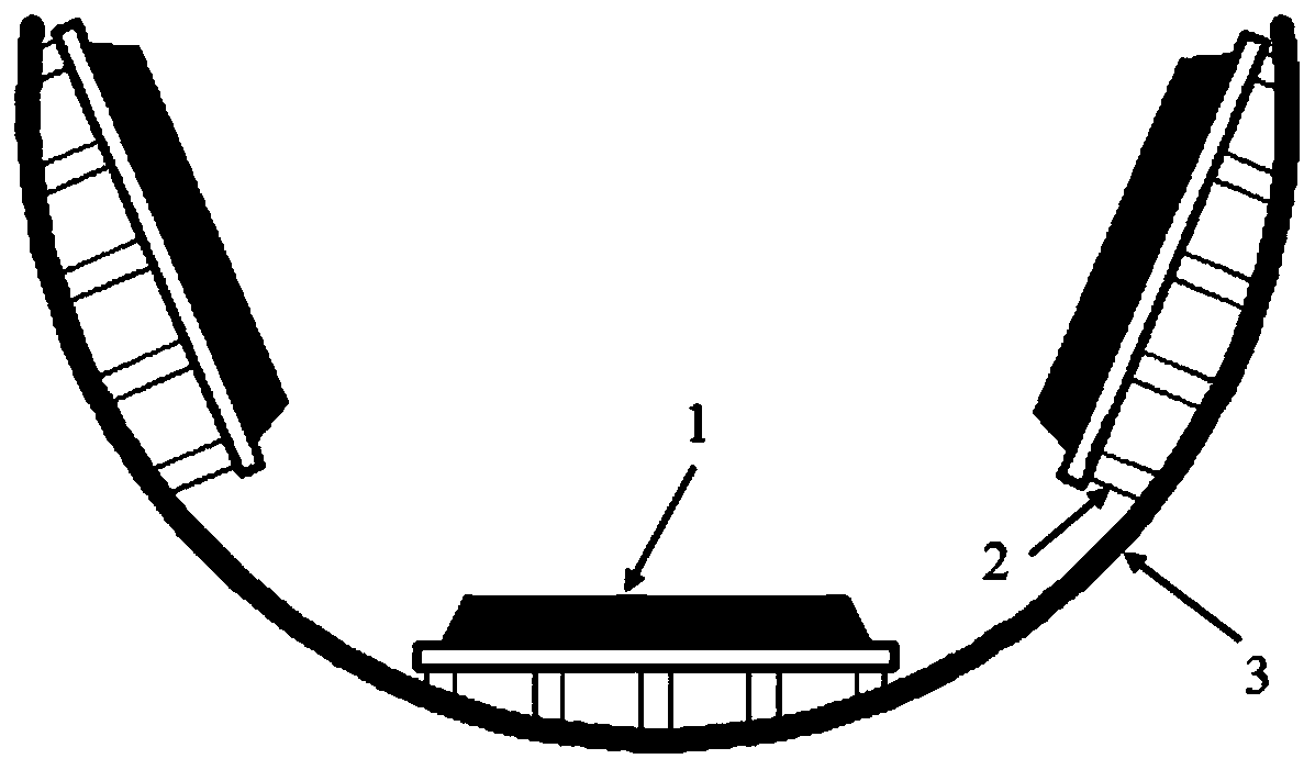 Process method for conformally assembling sip devices on curved surface pcb substrate