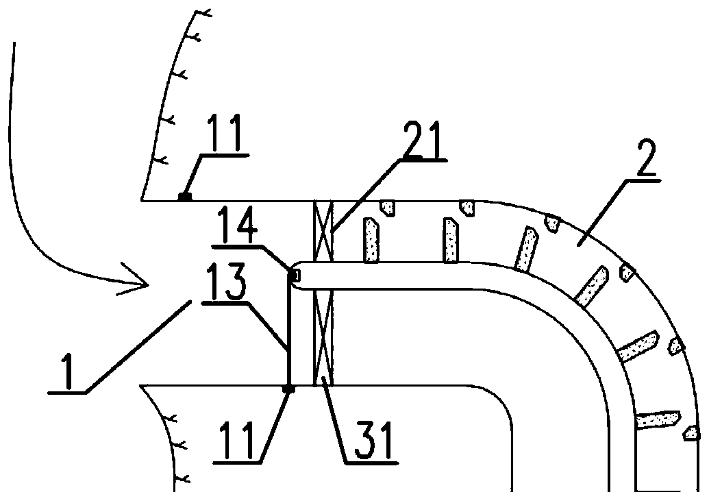 Low-water-head dam fishway with function of ecological flow discharge