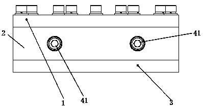 Selective electroplating anode water gallery device