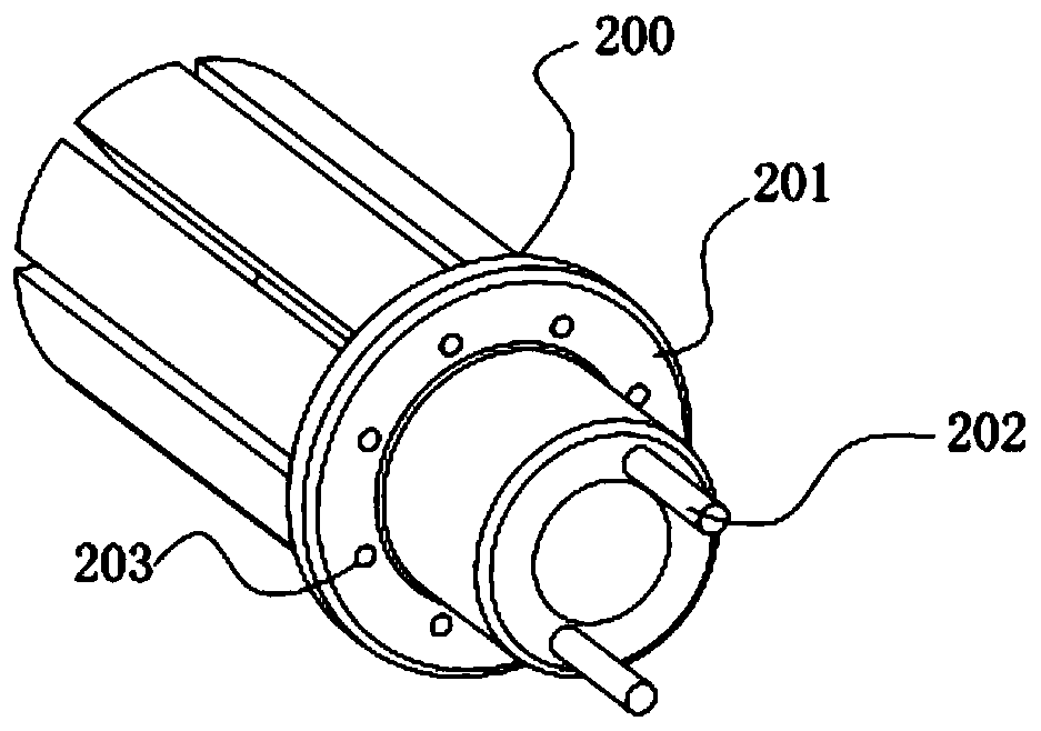 Motor rotor magnetic steel gluing assembly hand and system