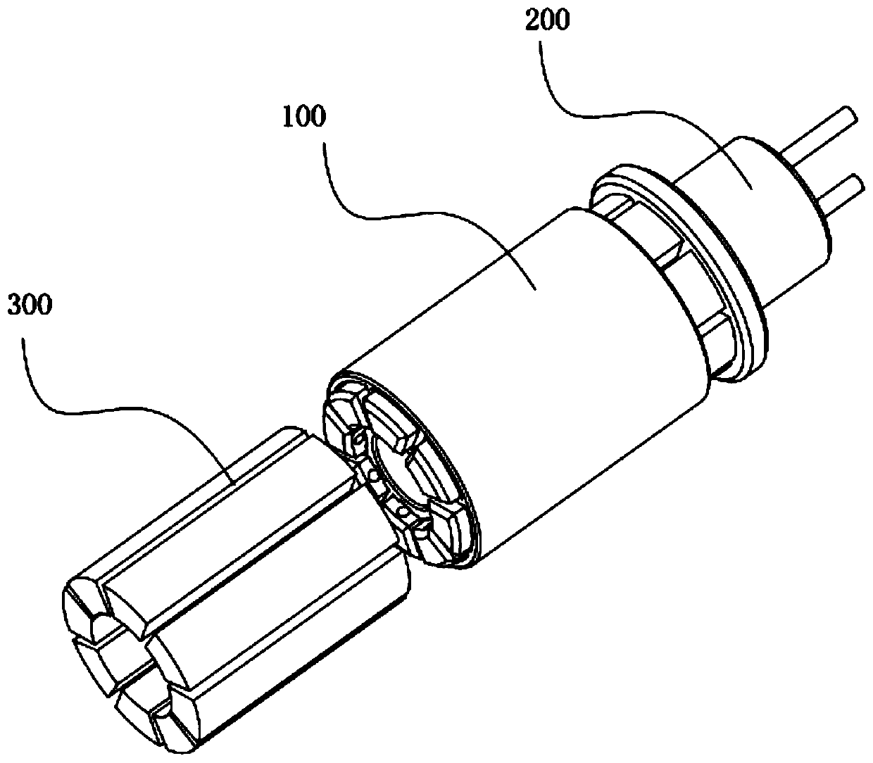 Motor rotor magnetic steel gluing assembly hand and system