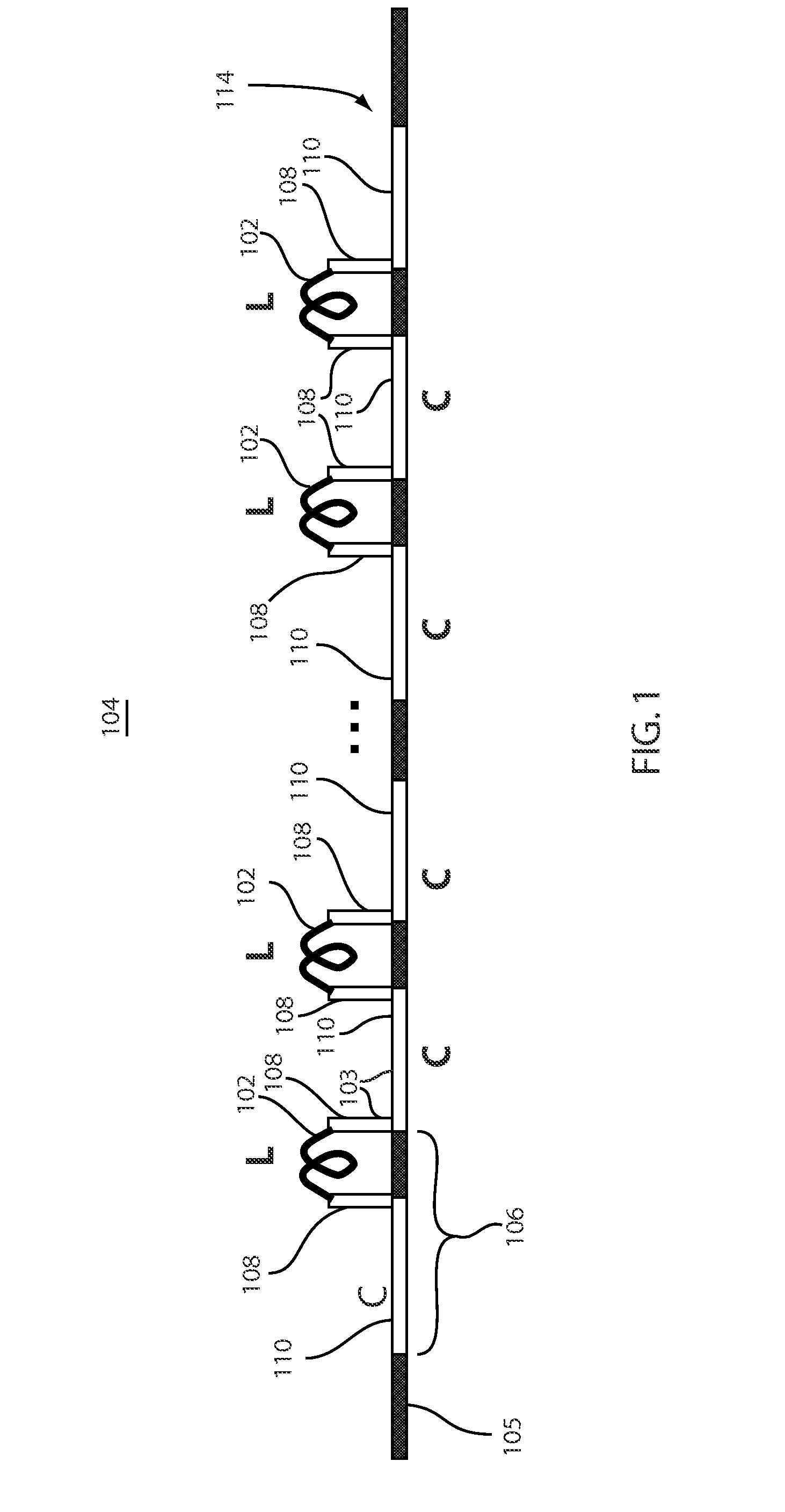 Low distortion high bandwidth adaptive transmission line for integrated photonic applications