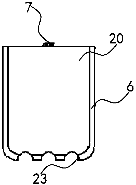 A kind of drainage device and drainage device prefabricated