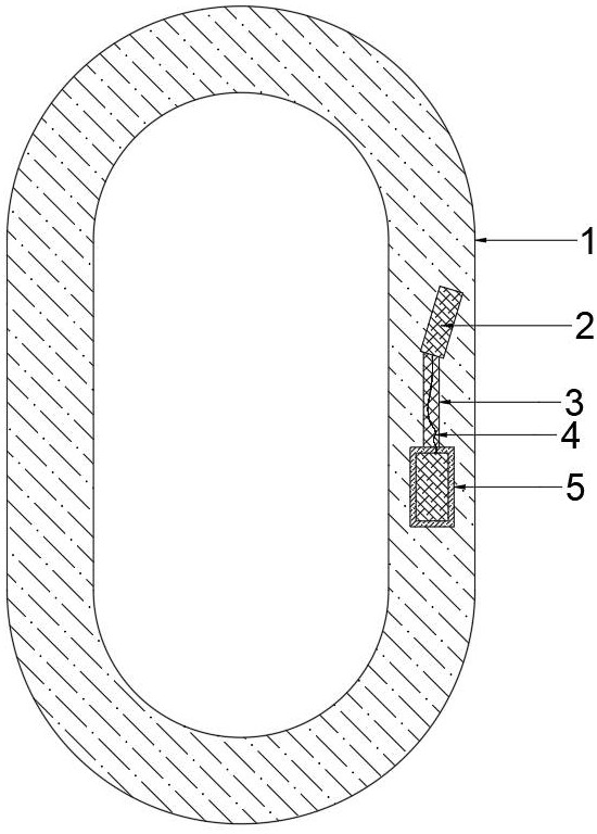 Chain with force measuring device