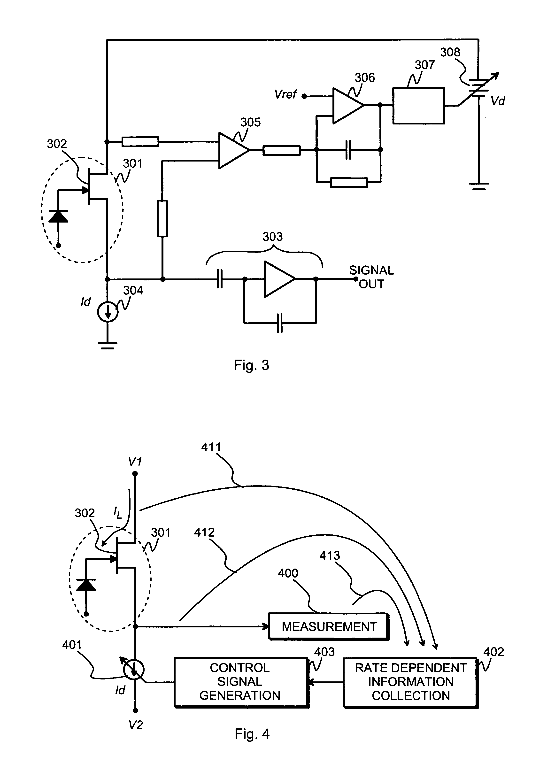 Method and circuit arrangement for compensating for rate dependent change of conversion factor in a drift-type radiation detector and a detector appliance