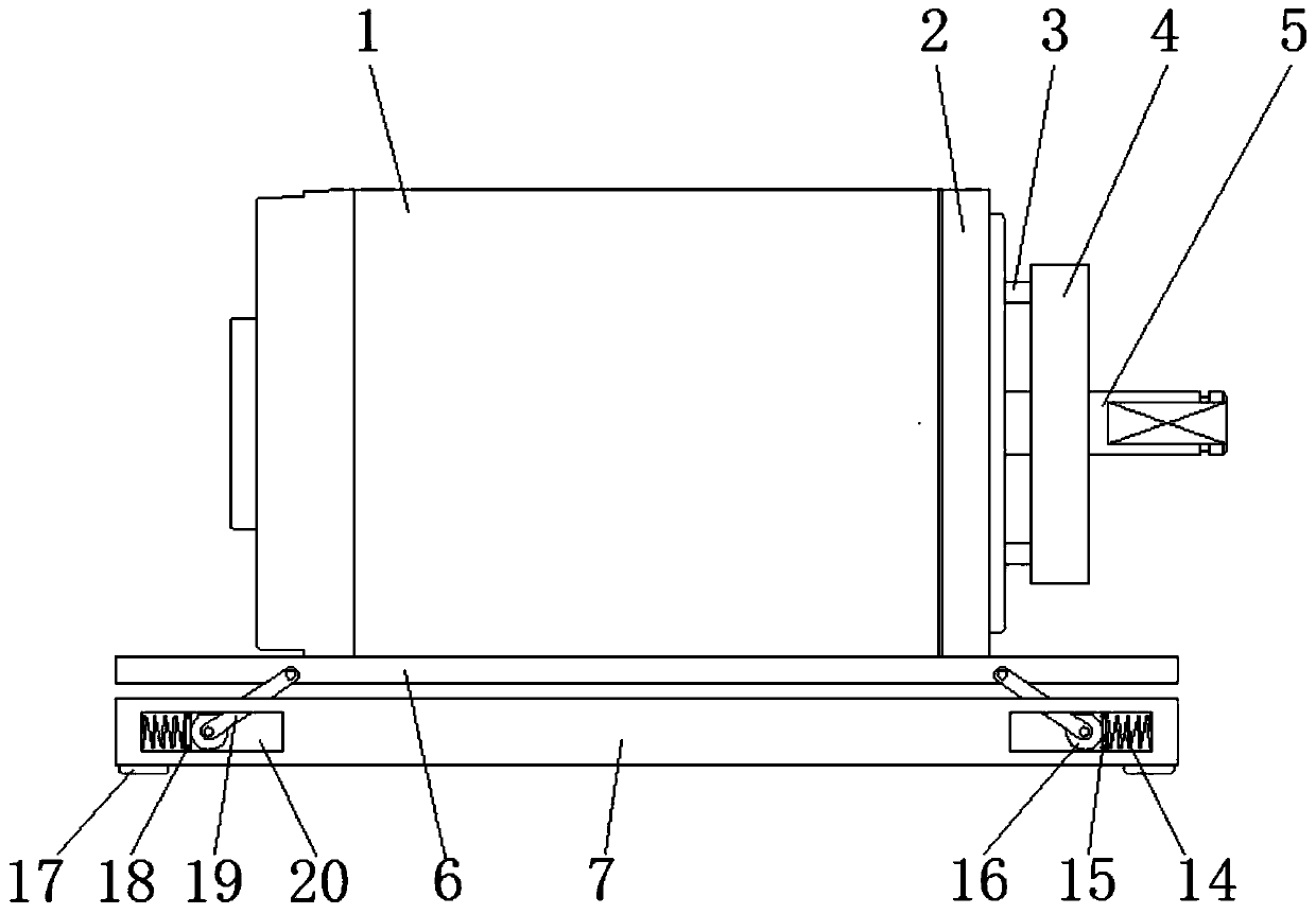 Anti-offset servo motor and using method thereof