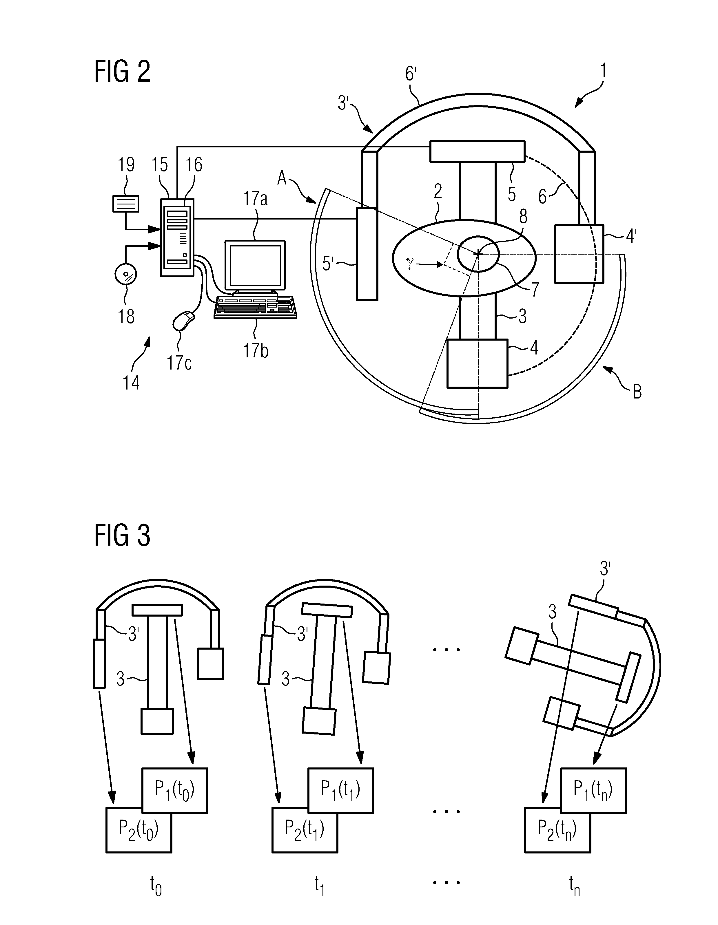 Operating method for a pivotal poly-plane imaging unit for imaging a moving examination object