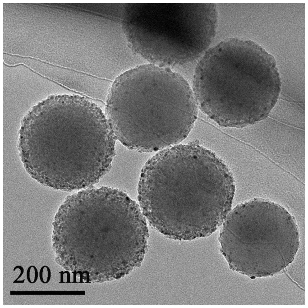 Carbon-based cobalt-palladium bimetallic nano-catalyst and preparation and application thereof